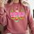 Books Are My Love Language Valentine's Day Reading Lover Comfort Colors Sweatshirt Orchid