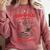Books Are My LoveLanguage Cupid Valentines Comfort Colors Sweatshirt Orchid