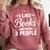I Like Books And Maybe 3 People Comfort Colors Sweatshirt Orchid