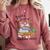 Books Original Handheld Device Reader Literacy Book Lover Comfort Colors Sweatshirt Orchid