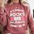 Books Pajamas Read Reading Book Librarian Women Girls Comfort Colors Sweatshirt Orchid