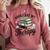 Books Are My Therapy Bookworm Reading Comfort Colors Sweatshirt Orchid