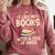 I Like My Books With a Side Of Panic Thriller Comfort Colors Sweatshirt Orchid