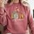 Booktrovert Cozy Book Lover Book Nerd Literary Humor Comfort Colors Sweatshirt Orchid