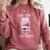 Bookworm Library Banned Book -Adults Short Sleeve Modern Crew Neck Small Straight Imported They Didn't Ban Books They Banned Thinking Comfort Colors Sweatshirt Orchid
