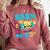 Born In The 80's But 90's Made Me Nostalgia Cassette Tape Comfort Colors Sweatshirt Orchid