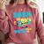 Born In The 80's But 90's Made Me Nostalgia Cassette Tape Premium Tri-Blend Comfort Colors Sweatshirt Orchid