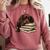 Boykin Spaniel Books Dog Breed Graphic Comfort Colors Sweatshirt Orchid