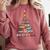 Cassette Tape Christmas Tree Graphic 80s 90s Retro Nostalgia Comfort Colors Sweatshirt Orchid