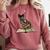 Cat Book Flowers Comfort Colors Sweatshirt Orchid