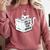 Cat Book Humor How To Train Your Human Comfort Colors Sweatshirt Orchid