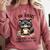 Cat Glasses Coffe Books I Am Awake Please Respect My Privacy Comfort Colors Sweatshirt Orchid