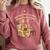 Cat Reading 6-7 Meme English Teacher Book Lover Humor Comfort Colors Sweatshirt Orchid