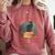 Cats And Books Lover Reading Literary Feline Humor Comfort Colors Sweatshirt Orchid