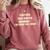 Caution May Buffer I'm From The 1900s Premium Comfort Colors Sweatshirt Orchid