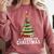 Christmas Book Tree All Booked For Xmas Comfort Colors Sweatshirt Orchid Christmas Book Tree All Booked For Xmas Comfort Colors Sweatshirt Orchid