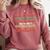 Christmas Lights Nostalgia – Holiday Memory Christmas Spirit Premium Tri-Blend Comfort Colors Sweatshirt Orchid