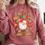 Christmas Smut Book On The Naughty List For Reading Smut Comfort Colors Sweatshirt Orchid