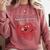 Clifford The Big Red Dog Clifford And Emily Book Cover Comfort Colors Sweatshirt Orchid