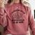 I Closed My Book To Be Here Book Lover Floral Reading Woman Comfort Colors Sweatshirt Orchid