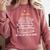 I Closed My Book To Be Here So This Better Be Good Comfort Colors Sweatshirt Orchid