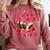I Closed My Book To Be Here Valentines Book Lover Bookish Comfort Colors Sweatshirt Orchid
