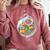 Clownfish Anemonefish Bubbles Water Frutiger Aero Y2K Style Comfort Colors Sweatshirt Orchid
