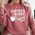 Coffee & Books Comfort Colors Sweatshirt Orchid
