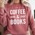 Coffee & Books Lover Coffee And Books Comfort Colors Sweatshirt Orchid