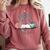 Coffee Crochet Good Book Bookish Yarn Crafter Comfort Colors Sweatshirt Orchid Coffee Crochet Good Book Bookish Yarn Crafter Comfort Colors Sweatshirt Orchid