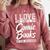 Comic Book Comfort Colors Sweatshirt Orchid