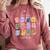 Cool Kids Read Books School Librarian Reading Teacher Comfort Colors Sweatshirt Orchid
