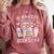 In My Cozy Iced Coffee And Books Era Comfort Colors Sweatshirt Orchid