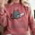 Cozy Mysteries Coffee And Novel For Book Lovers Comfort Colors Sweatshirt Orchid