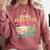 Crochet And Reading Crocheter Bookish Crocheting Book Lover Comfort Colors Sweatshirt Orchid