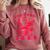 Cupid's Favorite Teacher Valentines Day Heart Book Lover Comfort Colors Sweatshirt Orchid