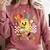 Cute 100 Days In The Books Groovy Boy Girl Teacher Comfort Colors Sweatshirt Orchid