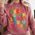 Cute ABCs Shirt Alphabet Colorful Letters Reading Books Kids Comfort Colors Sweatshirt Orchid