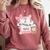 Cute Bookish Kindle Girlie Nerdy Read Book Lover Girl Women Comfort Colors Sweatshirt Orchid