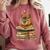 Cute Capybara Reading Books Animal Capybara Bookworms Comfort Colors Sweatshirt Orchid