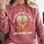 Cute Dragon Book Hot Air Balloon Adventure Fantasy Reading Comfort Colors Sweatshirt Orchid