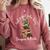 Cute Dragon Reading Book Bookworm Dragon And Books For Women Comfort Colors Sweatshirt Orchid