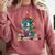 Cute Dragon Reading a Book Bookworm For Men Women Kid Comfort Colors Sweatshirt Orchid