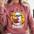 Cute Ghost Reading Book Retro Halloween Librarian Comfort Colors Sweatshirt Orchid