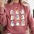 Cute Ghost Reading Books Teacher Halloween Reading Men Women Kids Comfort Colors Sweatshirt Orchid