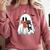 Cute Halloween Ghost Reading Book Comfort Colors Sweatshirt Orchid
