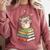 Cute Hedgehog Reading Books Animal Lover Reader Bookworm Comfort Colors Sweatshirt Orchid