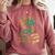 Cute Kawaii Dragon Fantasy Book Lover Book Nerd Comfort Colors Sweatshirt Orchid