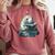 Cute Manatee Reading Book Bookworm Readers Manatee Lover Comfort Colors Sweatshirt Orchid