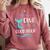 Cute Mermaid Librarian Teacher Dive Into A Good Book Reading Comfort Colors Sweatshirt Orchid